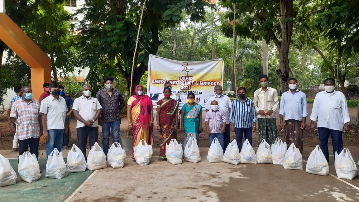 COVID-19 Emergency Relief Distribution at Telangana…